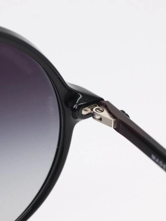 CHANEL Sunglasses plastic Black CC Auth BA9082 main image 7